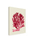 Фото #2 товара Fab Funky Red Corals 1 a Canvas Art - 19.5" x 26"