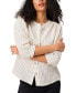 ფოტო #3 პროდუქტის Women's The Femme Striped 3/4-Sleeve Shirt