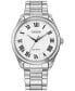 Eco-Drive Women's Arezzo Stainless Steel Bracelet Watch 35mm