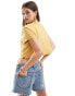 Superdry Slouchy cropped t-shirt in sauterne yellow SAUTERNESGELB, 44 - фото #3