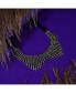 Фото #3 товара SOHI women's Silver Metallic Wave Necklace