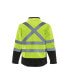 Фото #2 товара Big & Tall High Visibility Softshell Safety Jacket with Reflective Tape