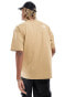 The North Face Oversized heavyweight t-shirt in beige Exclusive at ASOS