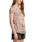 ფოტო #3 პროდუქტის Women's Printed Crewneck T-Shirt