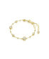 Фото #3 товара Round Cut, White, Gold-Tone Imber Bracelet