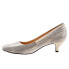 Фото #4 товара Trotters Kiera T1805-065 Womens Beige Extra Wide Leather Pumps Heels Shoes 9