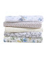 Фото #10 товара Meadow Floral Cotton Sateen 4-Pc. Sheet Set, Queen