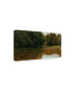 Фото #2 товара Michael Budden Summer Light White Pine Rd Pond Canvas Art - 37" x 49"