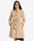 Фото #1 товара Women's Single-Breasted Pleated Trench Coat