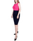 ფოტო #21 პროდუქტის Missy 3/4 Sleeve Textured Knit 2 Piece Dress Set