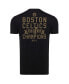 Фото #2 товара Men's Black Boston Celtics 2024 NBA Finals Champions Slam Dunk Comfy Tri-Blend T-Shirt