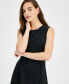 ფოტო #2 პროდუქტის Juniors' Striped Sleeveless Mini Dress