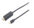 ShiverPeaks BS10-53025 - 1 m - Mini DisplayPort - HDMI - Male - Male - Gold