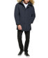 ფოტო #14 პროდუქტის Men's Long Parka with Faux-Fur Lined Hood