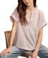 ფოტო #5 პროდუქტის Women's Cotton Striped Dolman Popover Shirt