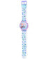 ფოტო #5 პროდუქტის Girls' Digital Disney Frozen Light Blue Silicone Strap Watch 33mm Gift Set