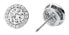 Glittering silver earrings with zircons MKC1035AN040