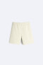 Faded jogging bermuda shorts