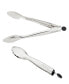 Фото #2 товара Tools Stainless Steel Kitchen Tongs, Set of 2