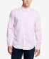 Фото #1 товара DKNY 159187 Men's Fine Twill Pocket Pink Mist Button Down Dress Shirt Sz. L