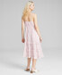 ფოტო #2 პროდუქტის Women's Tiered-Ruffle Sleeveless Midi Dress, Created for Macy's