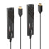Фото #2 товара Lindy 300m HDMI 18G Fiber Optic extender - 3840 x 2160 pixels - AV receiver - 300 m - Wired - Black - HDCP
