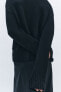 Фото #4 товара Джемпер ZARA Свитер с карманами из вязаного полотна