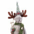Christmas bauble Multicolour Metal Fabric Reindeer 20 x 11 x 50 cm