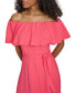 ფოტო #6 პროდუქტის Women's Off-The-Shoulder Flounce Maxi Dress