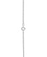 Macy's ruby (1-1/5 ct. t.w.) & White Topaz (1/10 ct. t.w.) Circle 18" Pendant Necklace in Sterling Silver