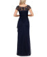 Фото #2 товара Embellished-Neck Gown