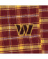 ფოტო #3 პროდუქტის Women's Burgundy Washington Commanders Plus Size Badge T-shirt and Flannel Pants Sleep Set