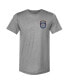 ფოტო #2 პროდუქტის Men's Heather Gray San Diego FC Primary Logo Premium T-shirt