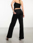 Фото #8 товара NA-KD x Josefine HJ tailored trousers in black