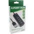 Фото #7 товара InLine USB 2.0 4-Port Hub - Type-A male to 4x Type-A female - black - 30cm - slim