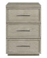 Fresh Perspectives 24" Wood Dovetail Joinery Mobile File Cabinet