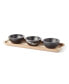 LX Collective Tray Set with 3 Dip Bowls