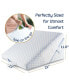Фото #7 товара Adjustable Wedge Pillow with Cooling Cover and Extra Pillow