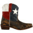 Фото #1 товара Roper Texas Flag Round Toe Cowboy Booties Womens Size 5 B Casual Boots 09-021-09