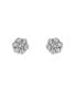 ფოტო #4 პროდუქტის Round Cut Natural Certified Diamond (0.05 cttw) 10k Yellow Gold Earrings Micro Cluster Design