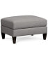 Фото #2 товара CLOSEOUT! Braylei Fabric Ottoman, Created for Macy's