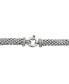 ფოტო #5 პროდუქტის Diamond Circle Mesh 17" Statement Necklace (1/3 ct. t.w.) in Sterling Silver