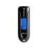 Фото #4 товара Transcend JetFlash 790 32GB Black - 32 GB - USB Type-A - 3.2 Gen 1 (3.1 Gen 1) - Slide - 4.9 g - Black - Blue