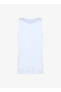 Yuvarlak Yaka Düz Beyaz Erkek T-Shirt VN00055VWHT1 CLASSIC VANS TANK-B