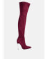 Фото #1 товара jaynetts stretch suede micro over the knee boots