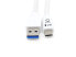 Фото #8 товара Equip USB 3.2 Gen 1 Type-C to A Cable - M/M - 1 m - 1 m - USB A - USB C - USB 3.2 Gen 1 (3.1 Gen 1) - 5000 Mbit/s - White