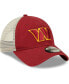 ფოტო #3 პროდუქტის Men's Burgundy, Natural Washington Commanders Loyal 9TWENTY Trucker Hat