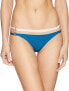 Фото #1 товара Ella Moss Women's 240741 Side Strap Pants Bikini Bottom Swimwear Size M