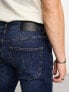 Only & Sons weft regular fit stretch jeans in mid wash