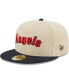 Фото #3 товара Головной убор New Era Кепка Cooperstown Collection Corduroy Classic 59FIFTY Белая California Angels для мужчин